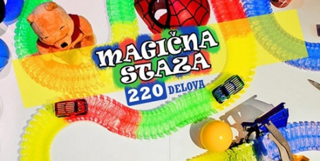 1290 din za Trkački set MAGIČNA STAZA - 220 delova!