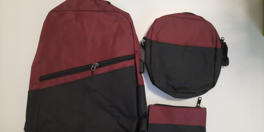 2450 din za Laptop Backpack set - muški ranac + torbica + neseser!