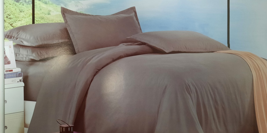2950 din za posteljinu za bračni krevet - jednobojni tamno sivi dezen - 100% pamuk (čaršaf, navlaka za jorgan, 2 jastučnice)!