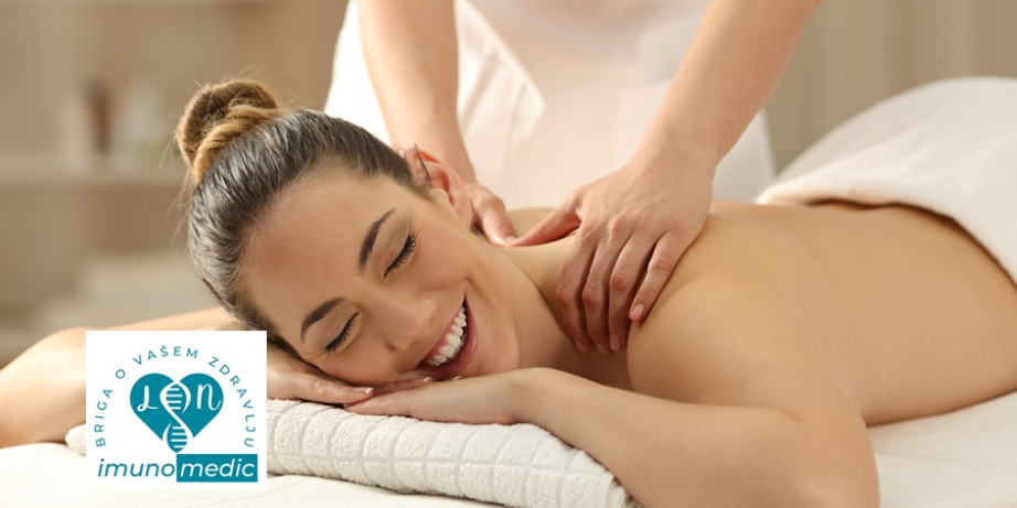 5400 din za Relax masažu aroma terapijom sa masažom šaka (60 min) u IMUNOMEDIC!
