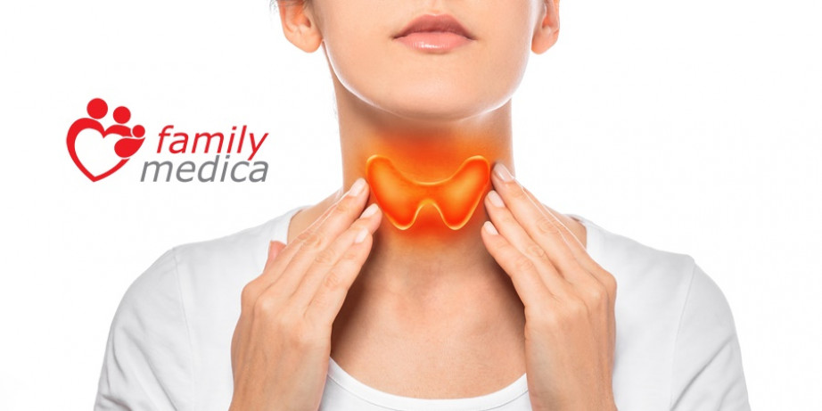 3400 din za ultrazvučni pregled štitne žlezde + analiza hormona TSH , FT4 u ordinaciji FAMILY MEDICA u Dobanovcima!