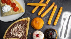 160 din za 2 punjena Churros-a (sa čokoladom, karamelom ili vanilom) ili 4 churros-a sa šećerom i cimetom u Dos Churros!