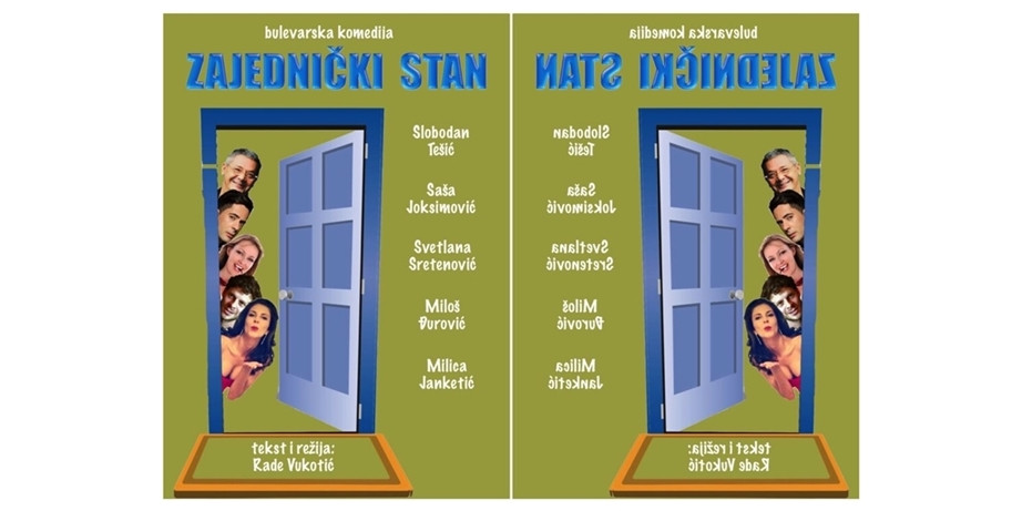 650 din za kartu za predstavu "Zajednički stan" u pozorištu Slavija! Termin predstave 1 ...