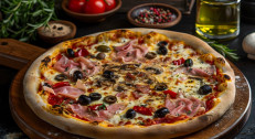 590 din za dve pizze capricciosa 22cm u restoranu Castello u Novom Sadu!