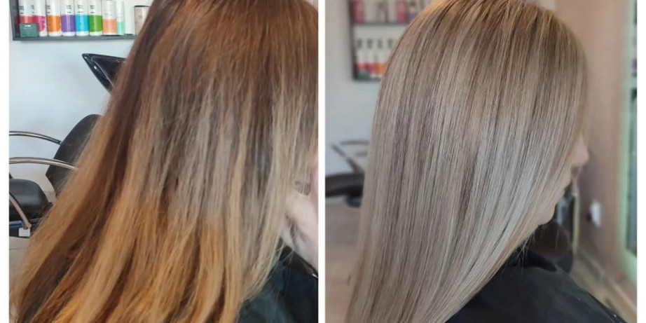 8250 din za meliranje/balayage/ombre/air touch + feniranje i pakovanje u salonu DIVA ...