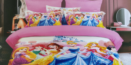 1990 din za pamučnu posteljinu za decu sa Disney princezama (navlaka, čaršav, jastučnica)!