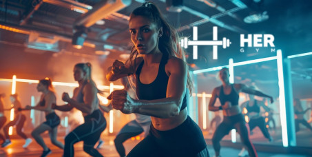 2565 din za 8 termina grupnog treninga za žene tokom jednog meseca (Les Mills,Yoga,Group combat ili Zumba) u teretani HER GYM na Novom Beogradu!