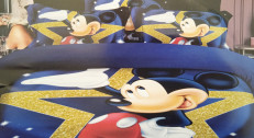1990 din za pamučnu posteljinu za decu Mickey Mouse superstar (navlaka, čar&scaron;av, jastučnica)!