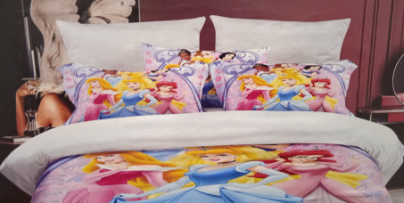 1990 din za pamučnu posteljinu za decu Disney Princeze (navlaka, čaršav, jastučnica)!