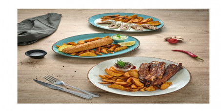 1585 din za dva svinjska mesa po izboru (punjeni svinjski file u kajmaku - Karađorđeva - rebarca) na splavu VIVA na Savskom keju!