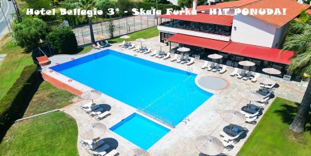 5900 din za ostvarivanje popusta na letovanje u julu - hotel Bellagio, Skala Furka (10 noćenja all inclusive)  od 1320 evra! Termin od 01.07. do 11.07.