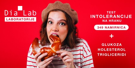 1750 din za test intolerancije na hranu, 349 namirnica + glukoza, holesterol i trigliceridi! u Dia Lab-u!