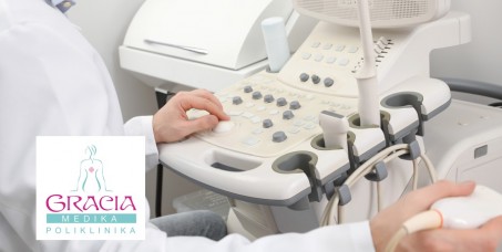 4800 din za dijagnostički paket (uz štitne,uz dojke, uz pazušnih jama, uz abdomena, uz bešike, prostate) u poliklinici Gracia Medika!