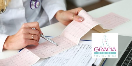 6490 din za kompletan kardiolo&scaron;ki pregled ( pregled kardiologa, ekg, ultrazvuk srca)-Gracia Medika!