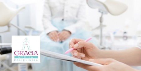 6890 din za PINK PAKET  za žene (pregled i ultrazvuk, kolposkopija, PAPA i VS, UZ dojki) u Poliklinici Gracia Medika!